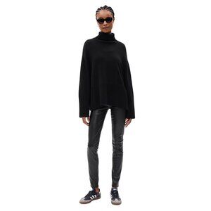 GAP Womens Xsmall Turtleneck Slit Hem Pullover Sweater